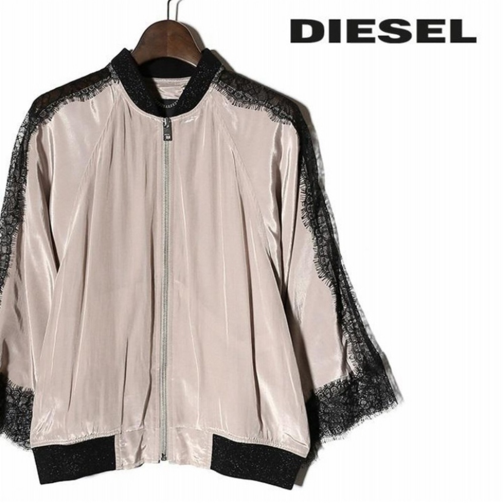 Diesel Vintage Lace Sleeve Blouse Light Outerwear, Thin Jacket